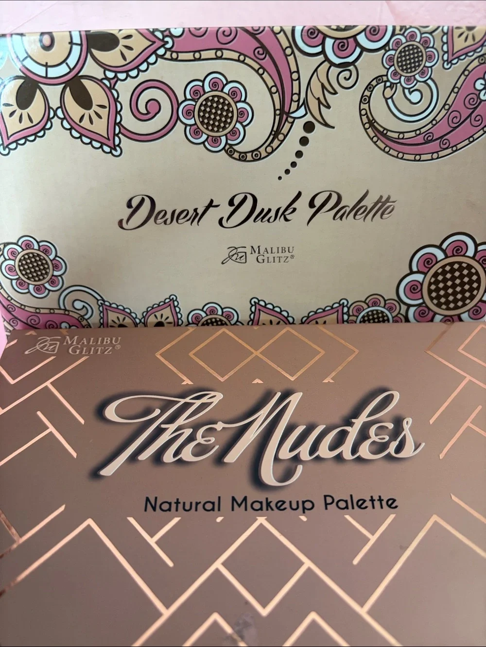 The Nudes & Desert Dusk Eyeshadow Duo - Pink